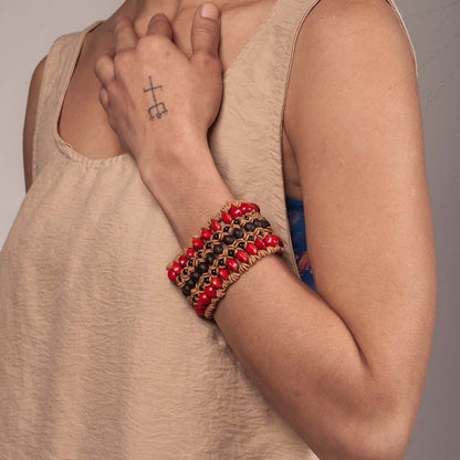 Pulseira de Sementes Povo Apiaká