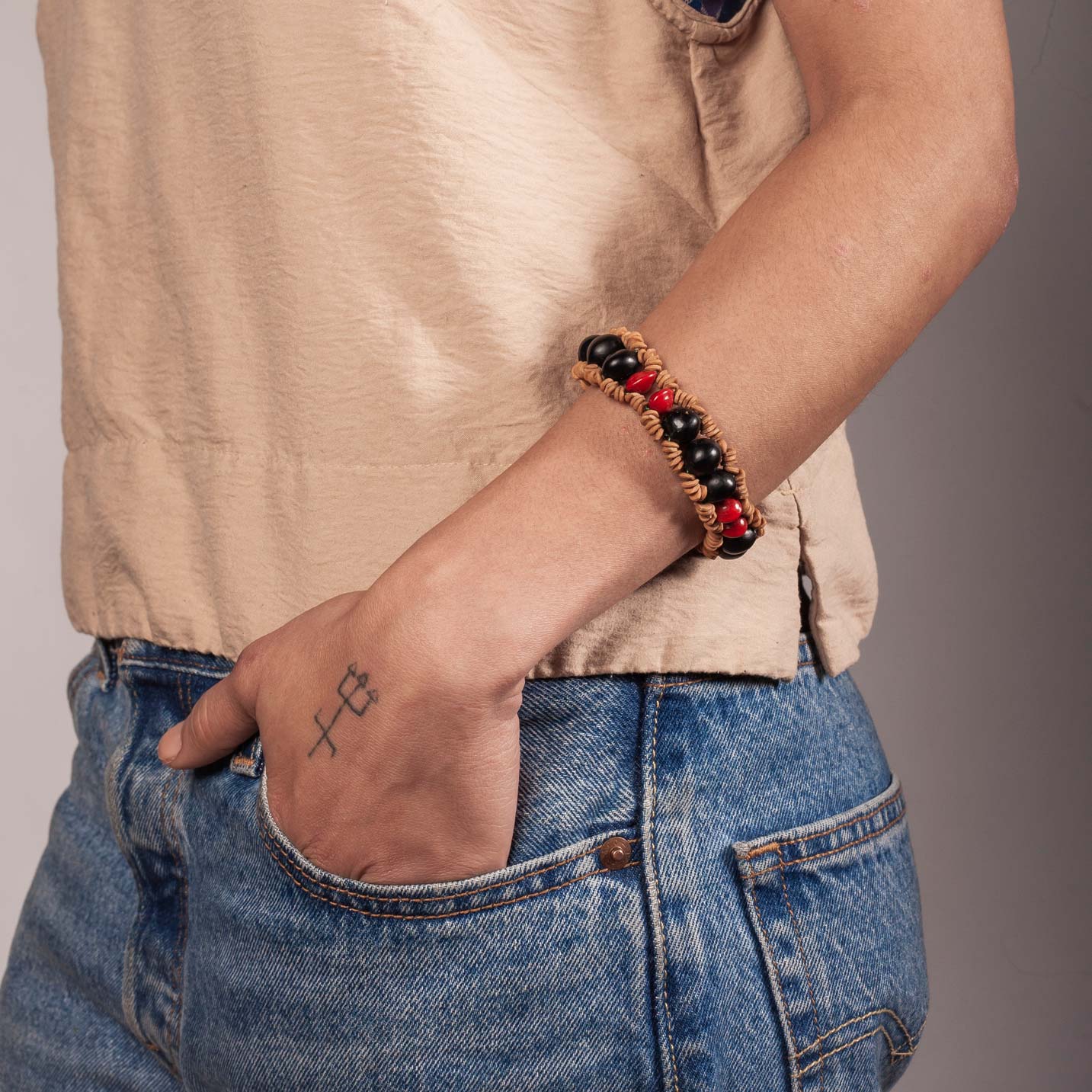 Pulseira de Sementes Povo Apiaká