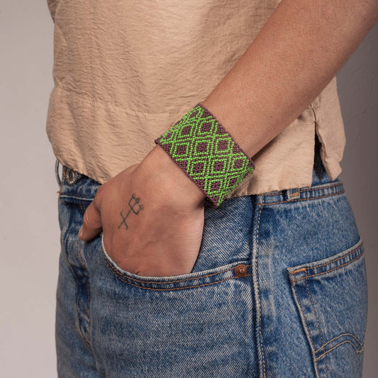 Pulseira Indígena de Miçanga Tiriyó