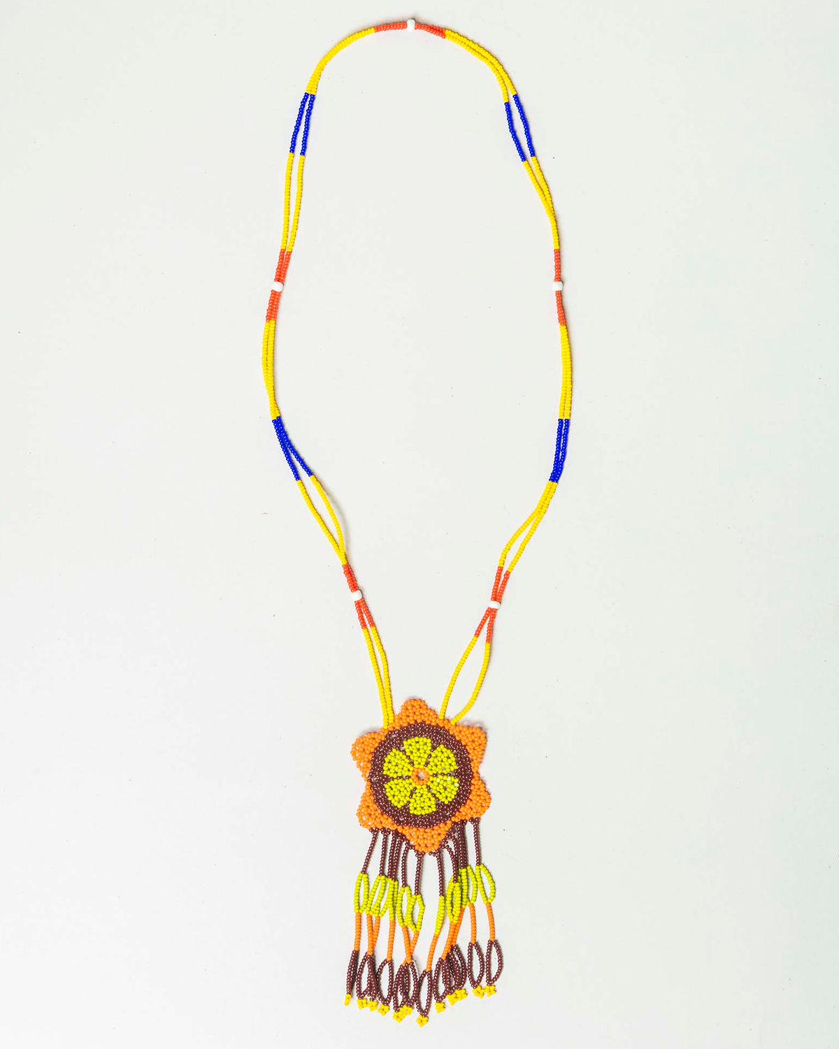 Colar de Miçanga Colorida Povo Kanela