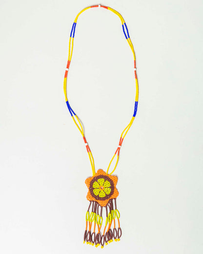 Colar de Miçanga Colorida Povo Kanela