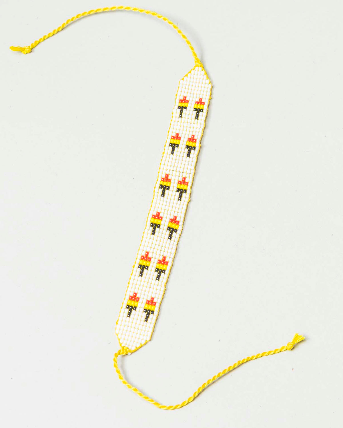 Pulseira de Miçanga Ajustável Povo Waura