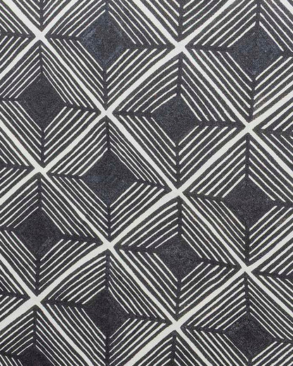 Grafismo Asurini Preto e Branco, Estrelas · 30 × 30 cm