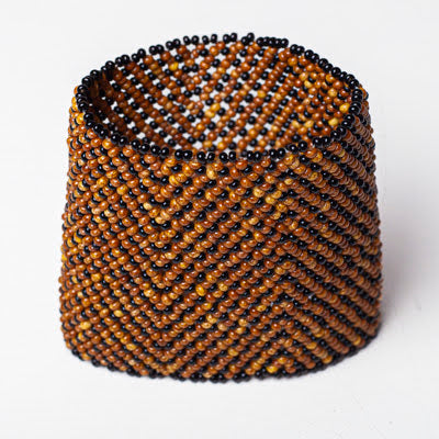 Pulseira de Miçanga fio Elástico Povo Waura