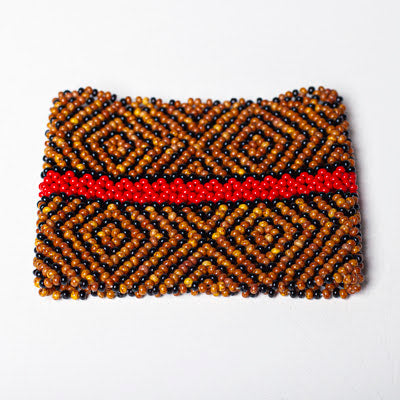 Pulseira de Miçanga fio Elástico Povo Waura
