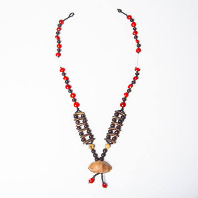 Colar Indígena de Sementes Povo Apiaká