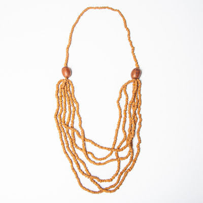 Colar Indígena de Sementes Povo Apiaká