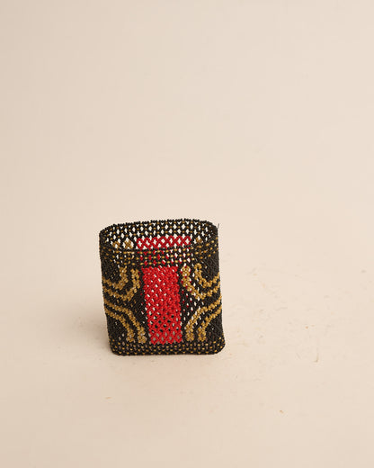 Pulseira de Miçanga Fio Elástico Povo Waura