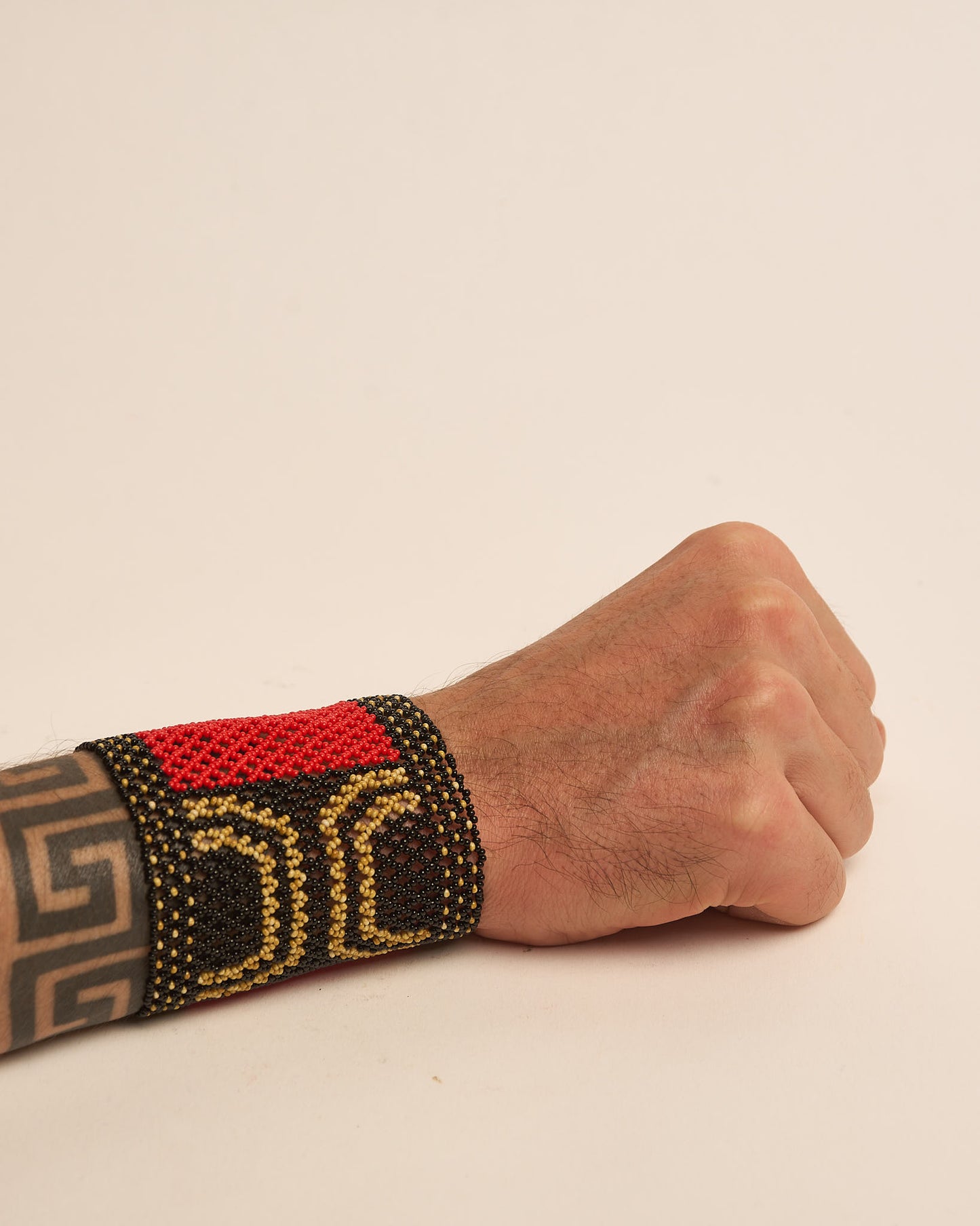 Pulseira de Miçanga Fio Elástico Povo Waura