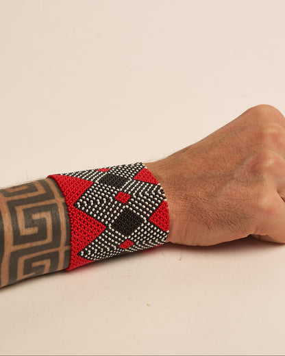 Pulseira de Miçanga Fio Elástico Povo Waura