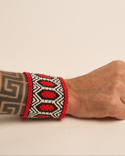 Pulseira de Miçanga fio Elástico Povo Kamayurá