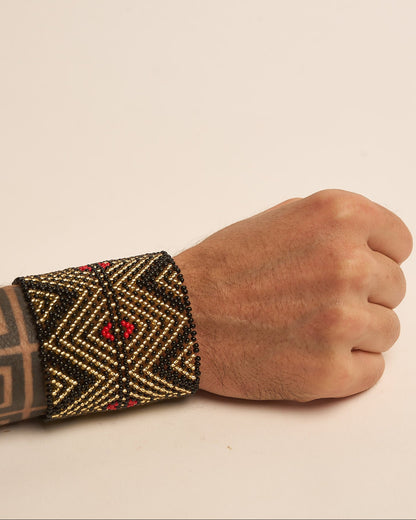 Pulseira de Miçanga fio Elástico Povo Kamayurá