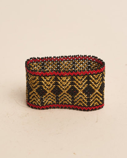Pulseira de Miçanga Fio Elástico Povo Waura