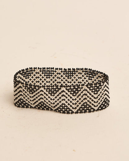 Pulseira de Miçanga Fio Elástico Povo Waura