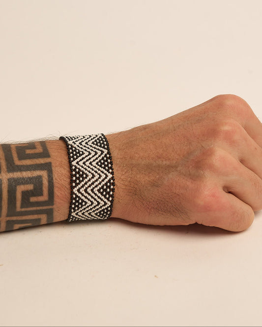 Pulseira de Miçanga Fio Elástico Povo Waura