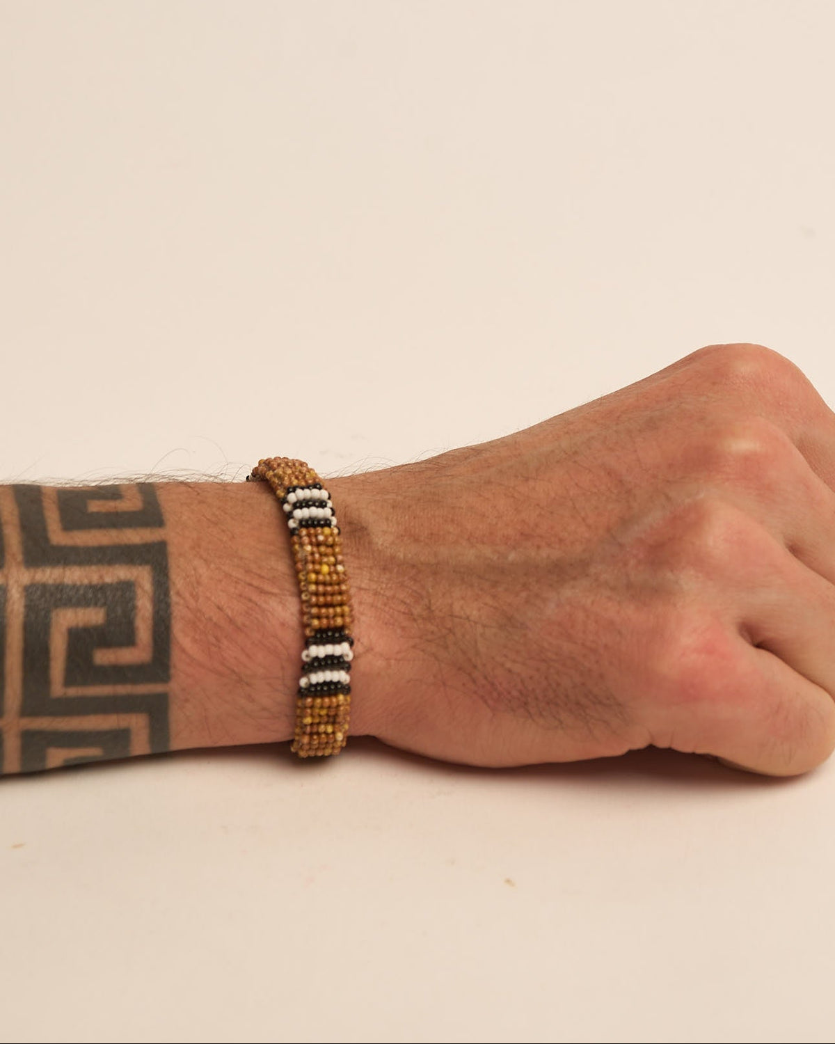 Pulseira de Miçanga Fio Elástico Povo Waura