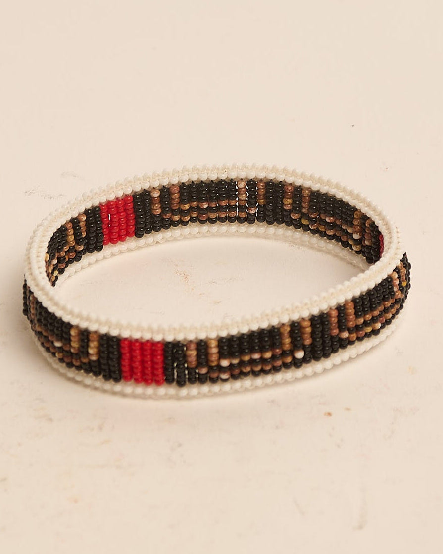 Pulseira de Miçanga Fio Elástico Povo Waura