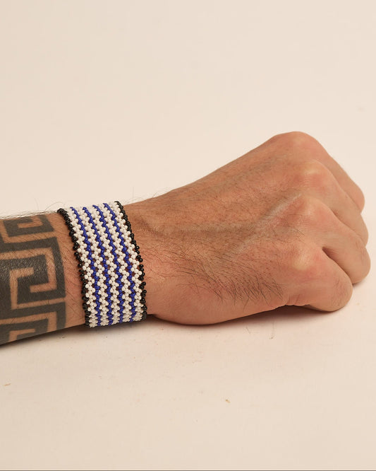 Pulseira de Miçanga Fio Elástico Povo Waura