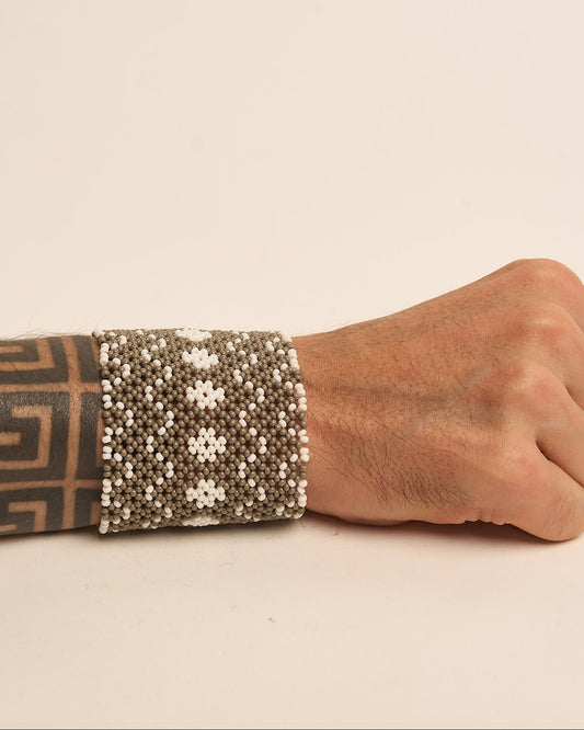 Pulseira de Miçanga Fio Elástico Povo Waura