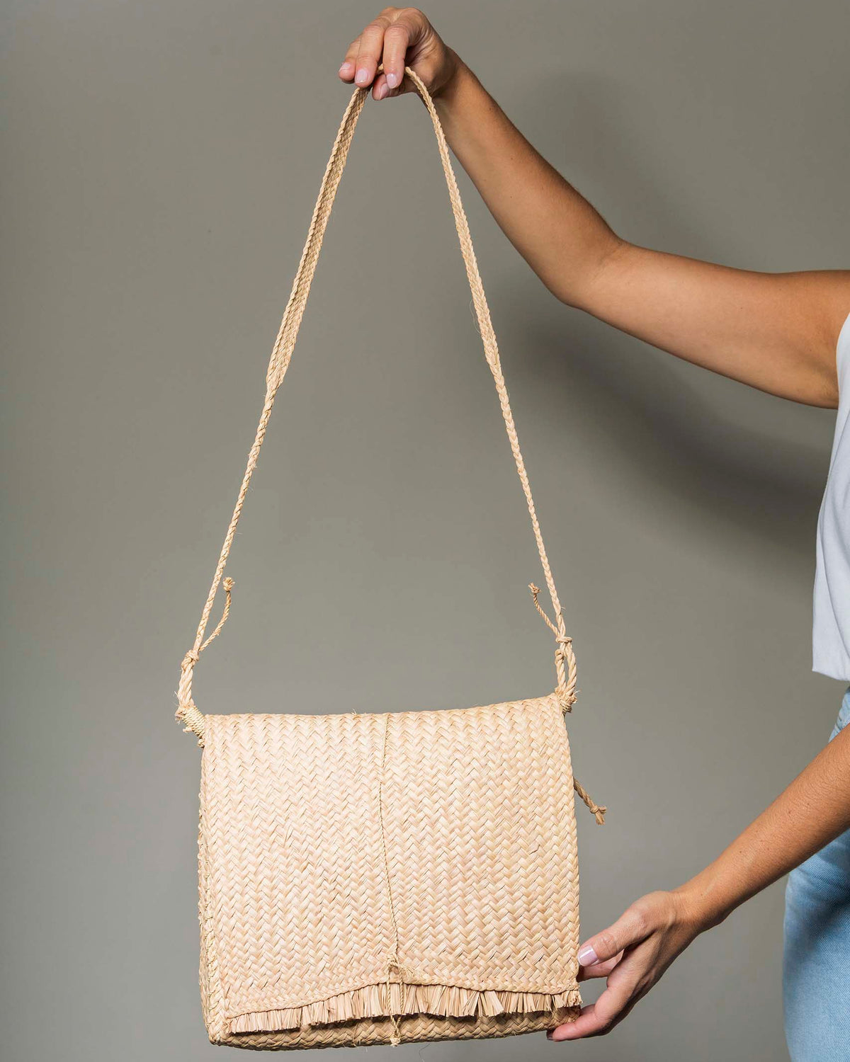 Bolsa Artesanal de Fibra Povo Kanela