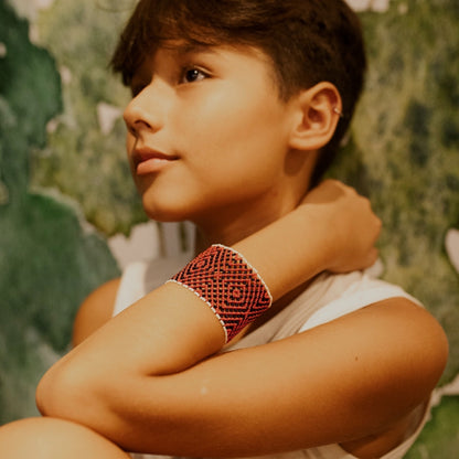 Pulseira Vermelha Artesanal Povo Waura