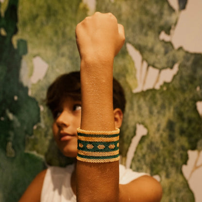 Pulseira de Miçanga Indígena Kayapó