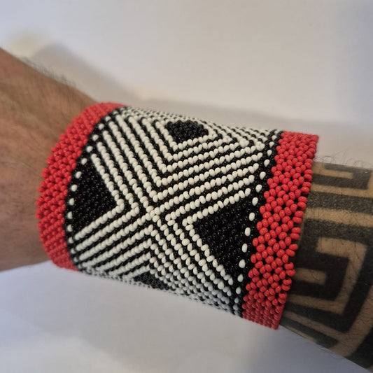 Pulseira de Miçanga fio Elástico Povo Kamayurá