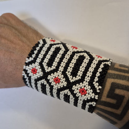 Pulseira de Miçanga fio Elástico Povo Kamayurá