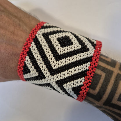 Pulseira de Miçanga fio Elástico Povo Kamayurá