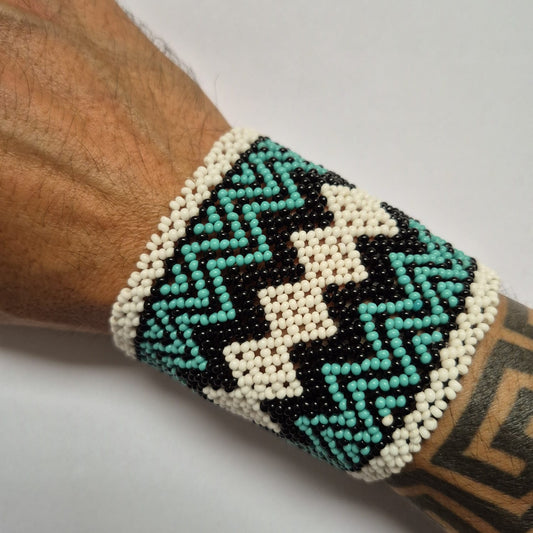 Pulseira de Miçanga fio Elástico Povo Kamayurá