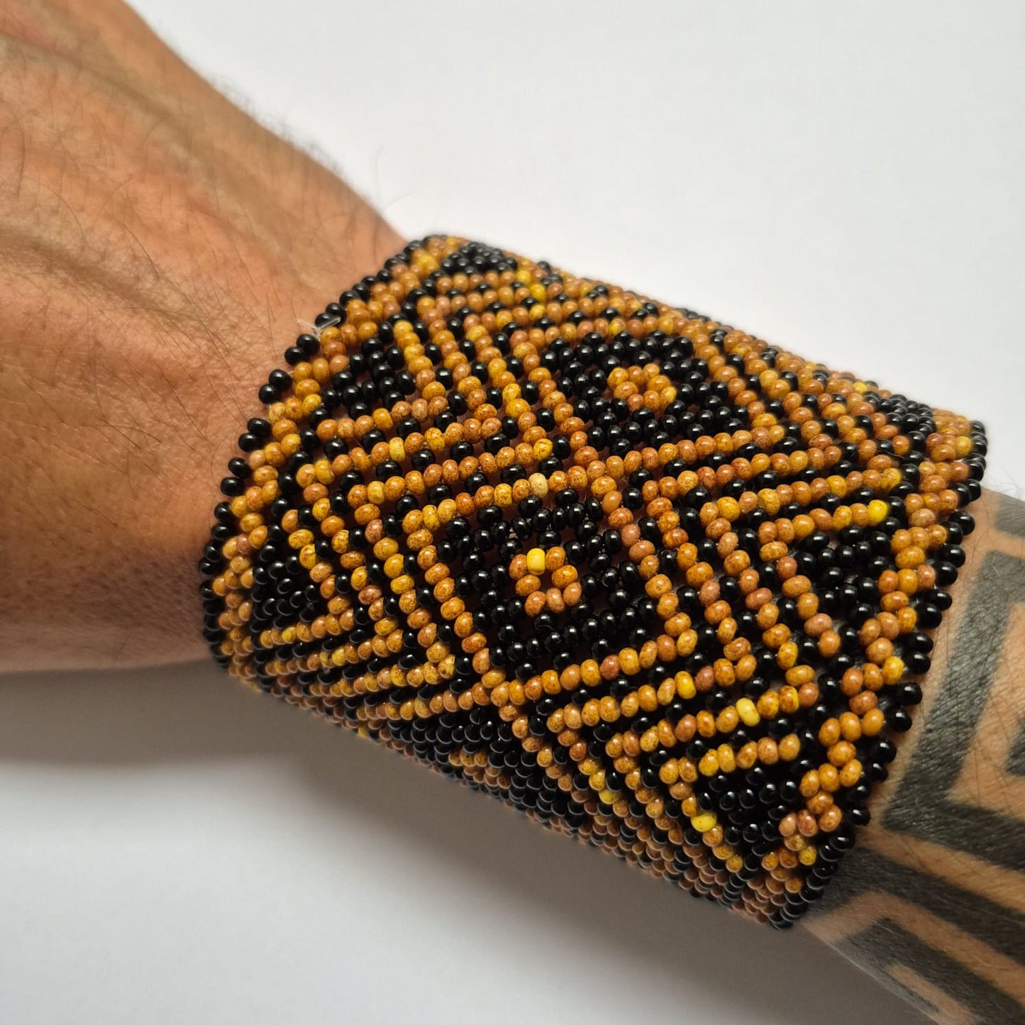 Pulseira de Miçanga fio Elástico Povo Kamayurá