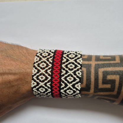 Pulseira de Miçanga fio Elástico Povo Kamayurá