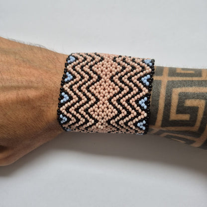 Pulseira de Miçanga fio Elástico Povo Kamayurá