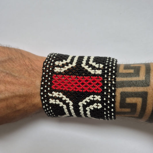 Pulseira de Miçanga fio Elástico Povo Kamayurá