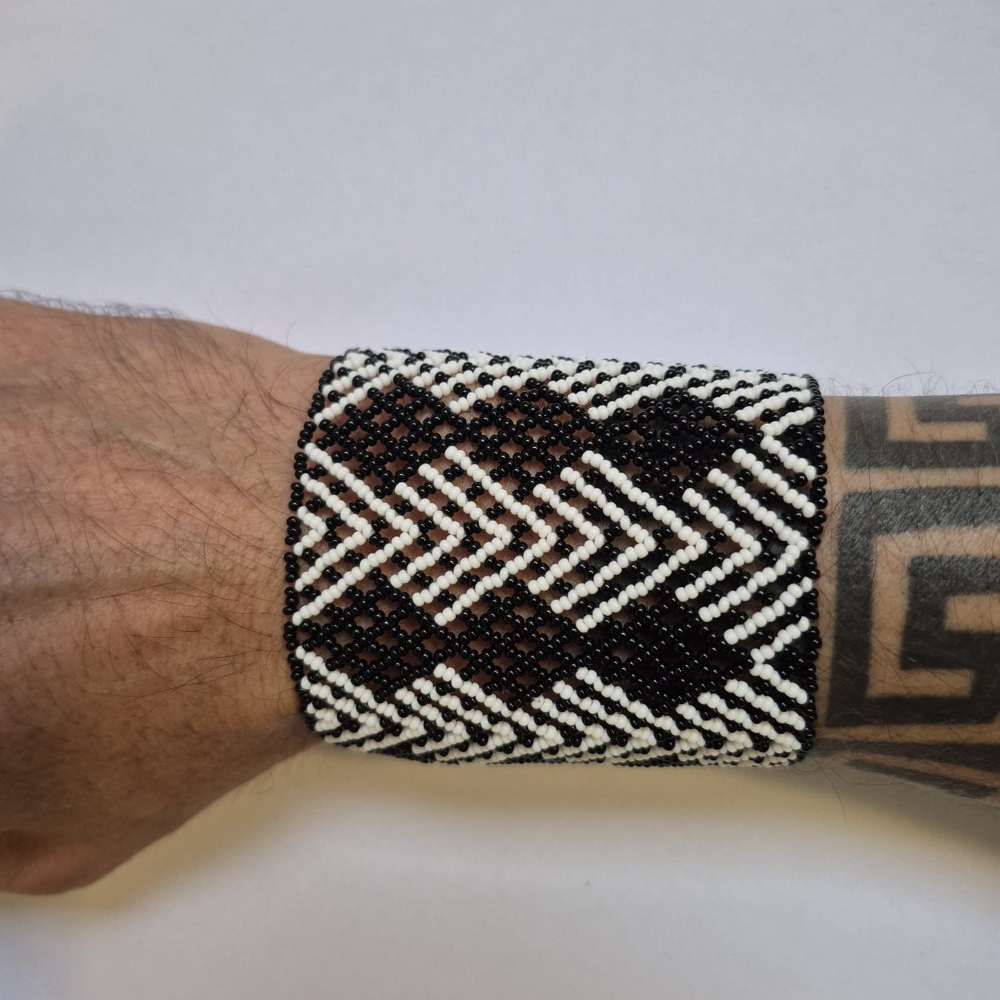 Pulseira de Miçanga fio Elástico Povo Waura