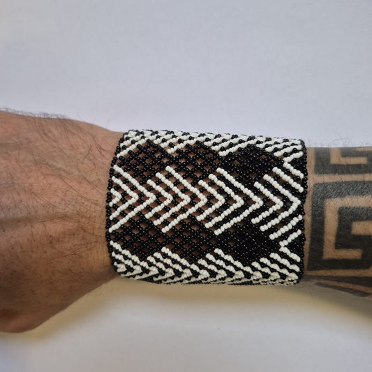 Pulseira de Miçanga fio Elástico Povo Waura