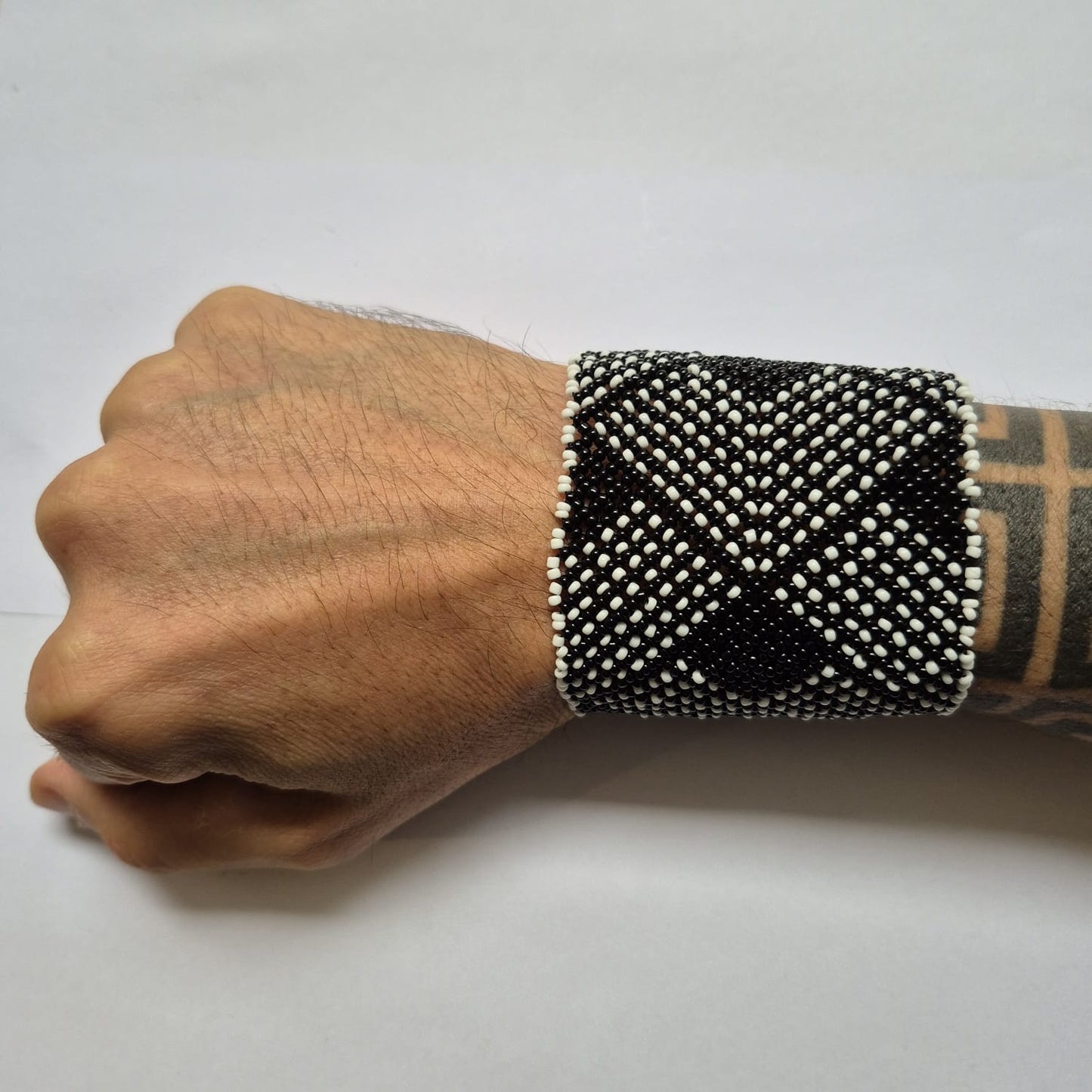 Pulseira de Miçanga fio Elástico Povo Waura