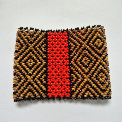 Pulseira de Miçanga fio Elástico Povo Waura