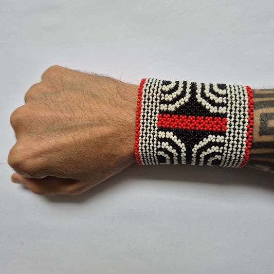 Pulseira de Miçanga fio Elástico Povo Waura
