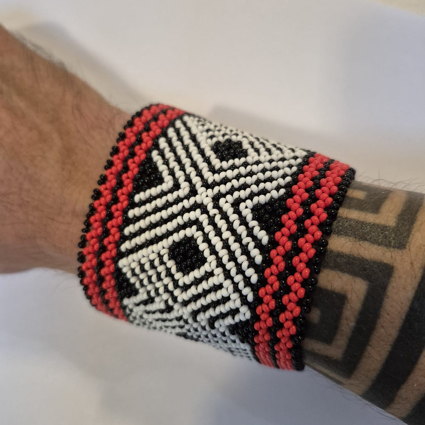 Pulseira de Miçanga fio Elástico Povo Kamayurá