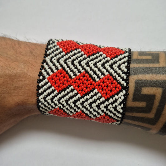 Pulseira de Miçanga fio Elástico Povo Kamayurá