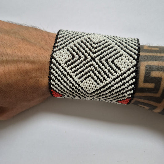 Pulseira de Miçanga fio Elástico Povo Kamayurá
