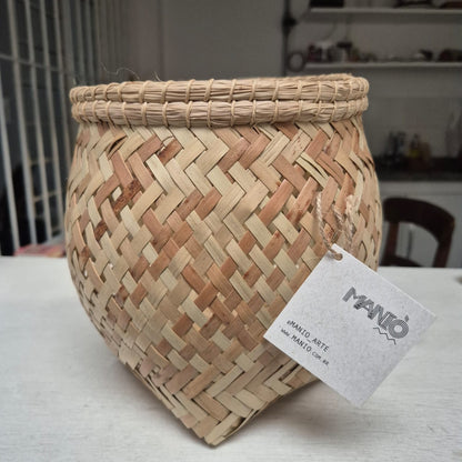 Cesto Fibra de Buriti Povo Kanela