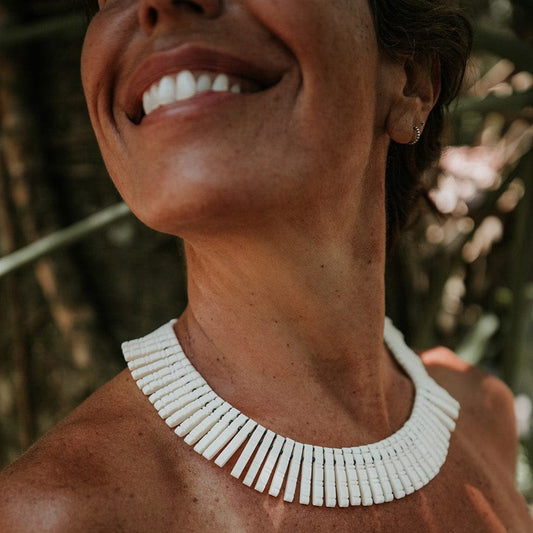 Colar Osso Povo Xakriabá