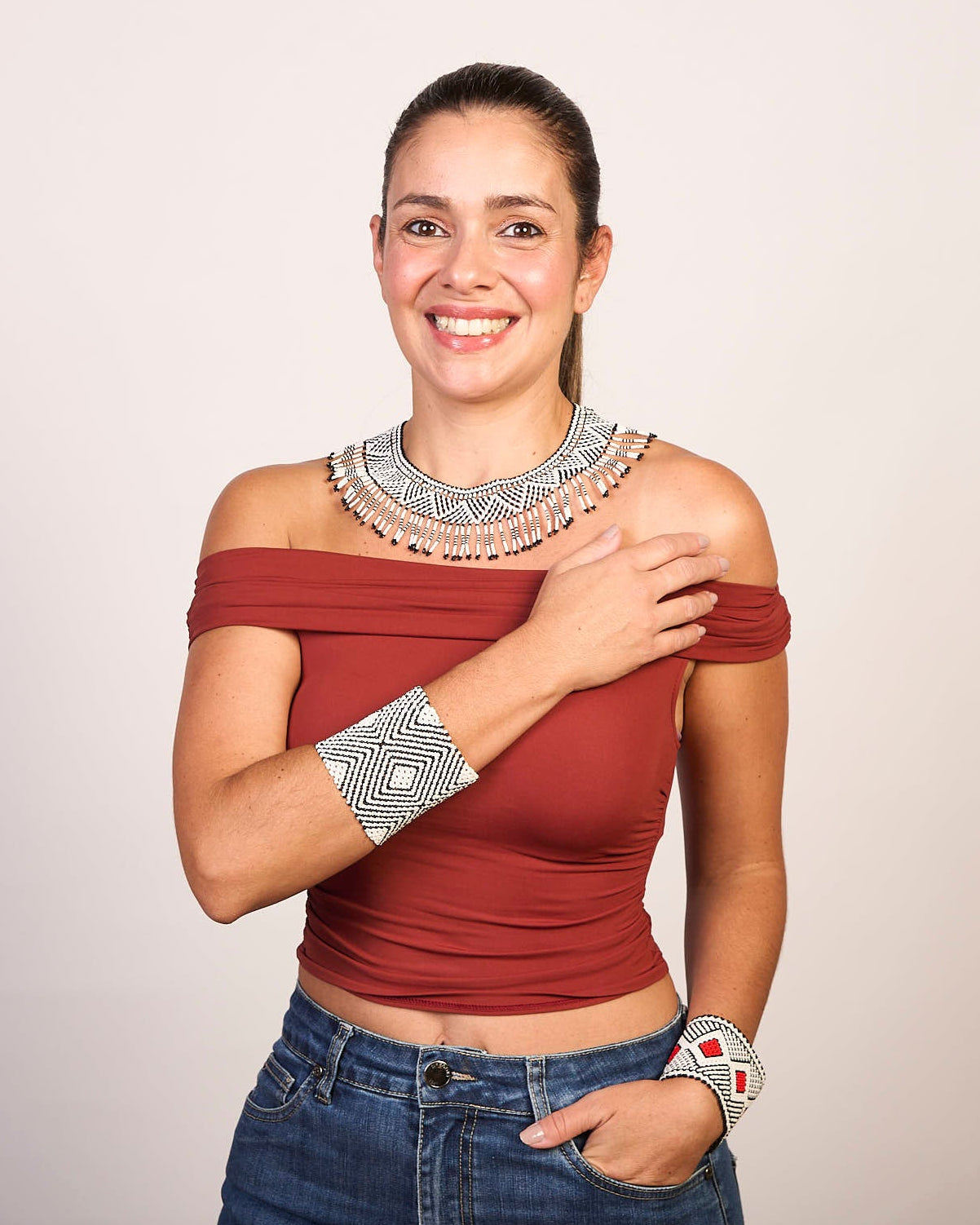 Colar de Miçanga Povo Waura