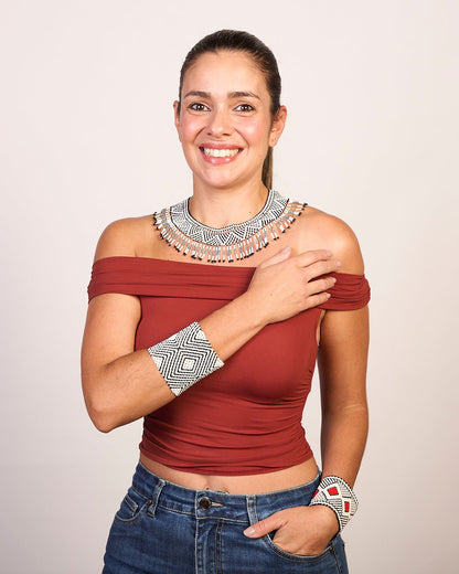 Colar de Miçanga Povo Waura