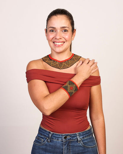 Colar de Miçanga Povo Waura