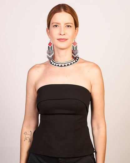 Colar de Miçanga Povo Waura