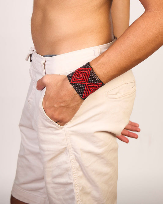 Pulseira de Miçanga fio Elástico Povo Kamayurá
