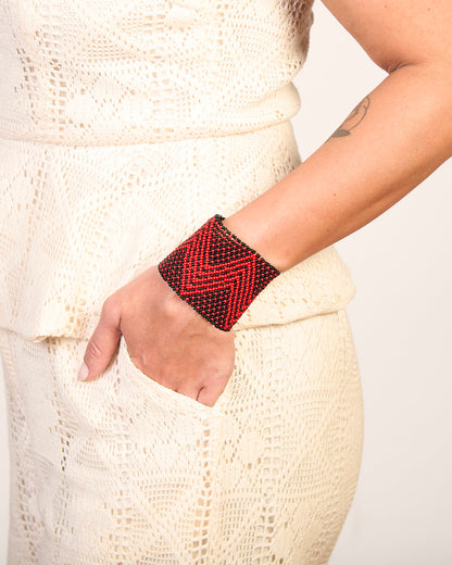 Pulseira de Miçanga fio Elástico Povo Kamayurá